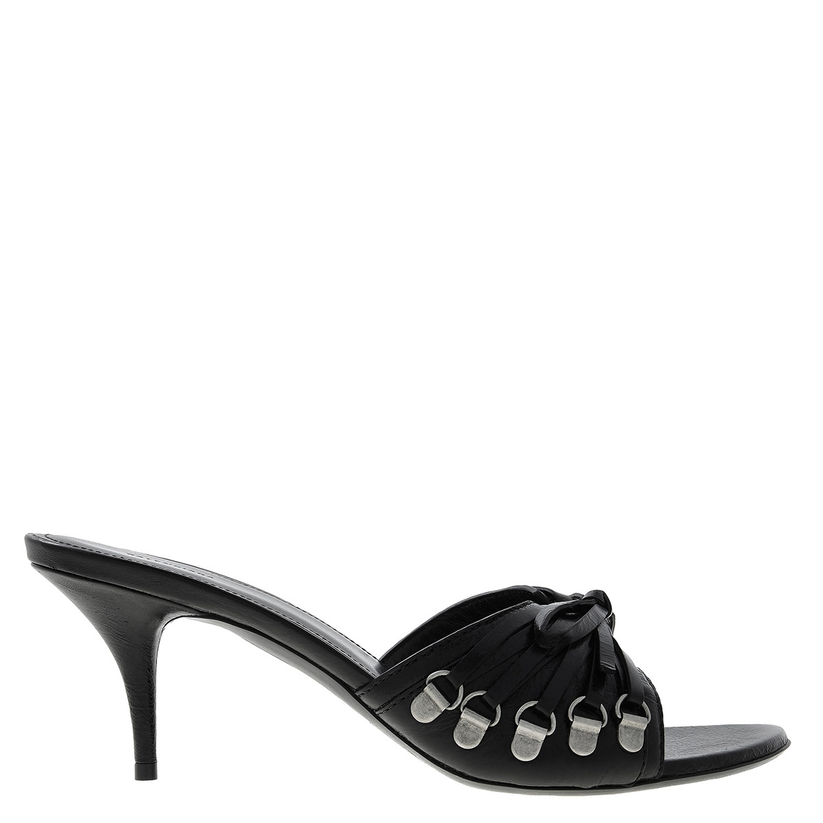 Balenciaga Cagole 70 Leather Mule Sandals, Brand Size 37 ( US Size Balenciaga Cagole 70 Leather Mule Sandals, Brand Size 37 ( US Size