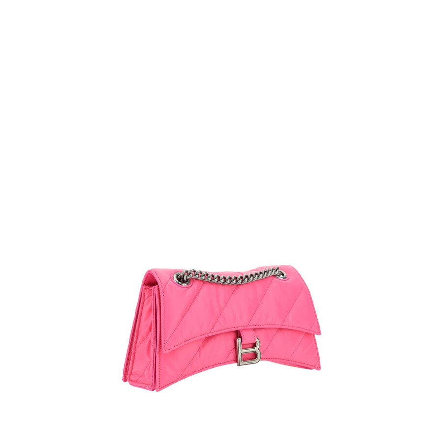 Balenciaga Crush Shoulder Bag In Pink