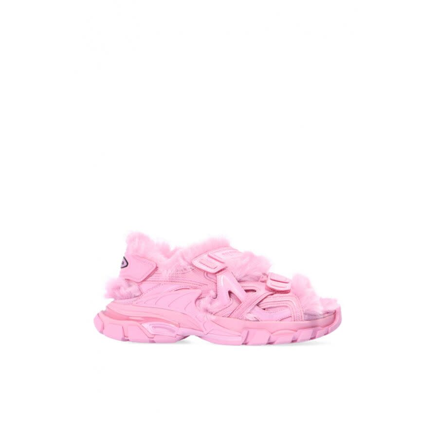 Balenciaga Faux-Fur Track Sandals 668560W3CQ35000 - Shoes - Jomashop