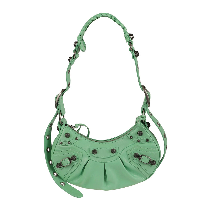 Balenciaga Green Le Cagole Xs Shoulder Bag In Green