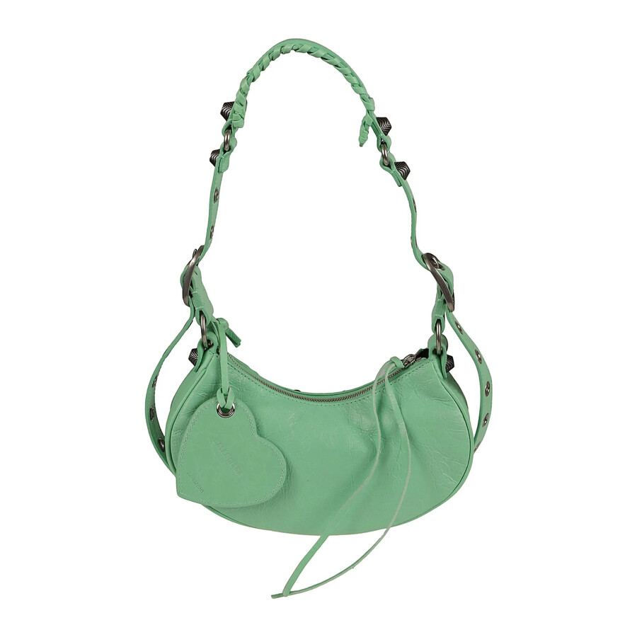 Balenciaga Green Le Cagole Xs Shoulder Bag In Green