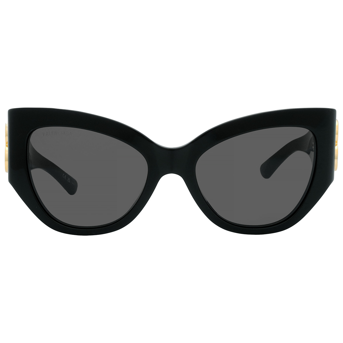 Balenciaga Grey Cat Eye Ladies Sunglasses BB0322S 002 55 