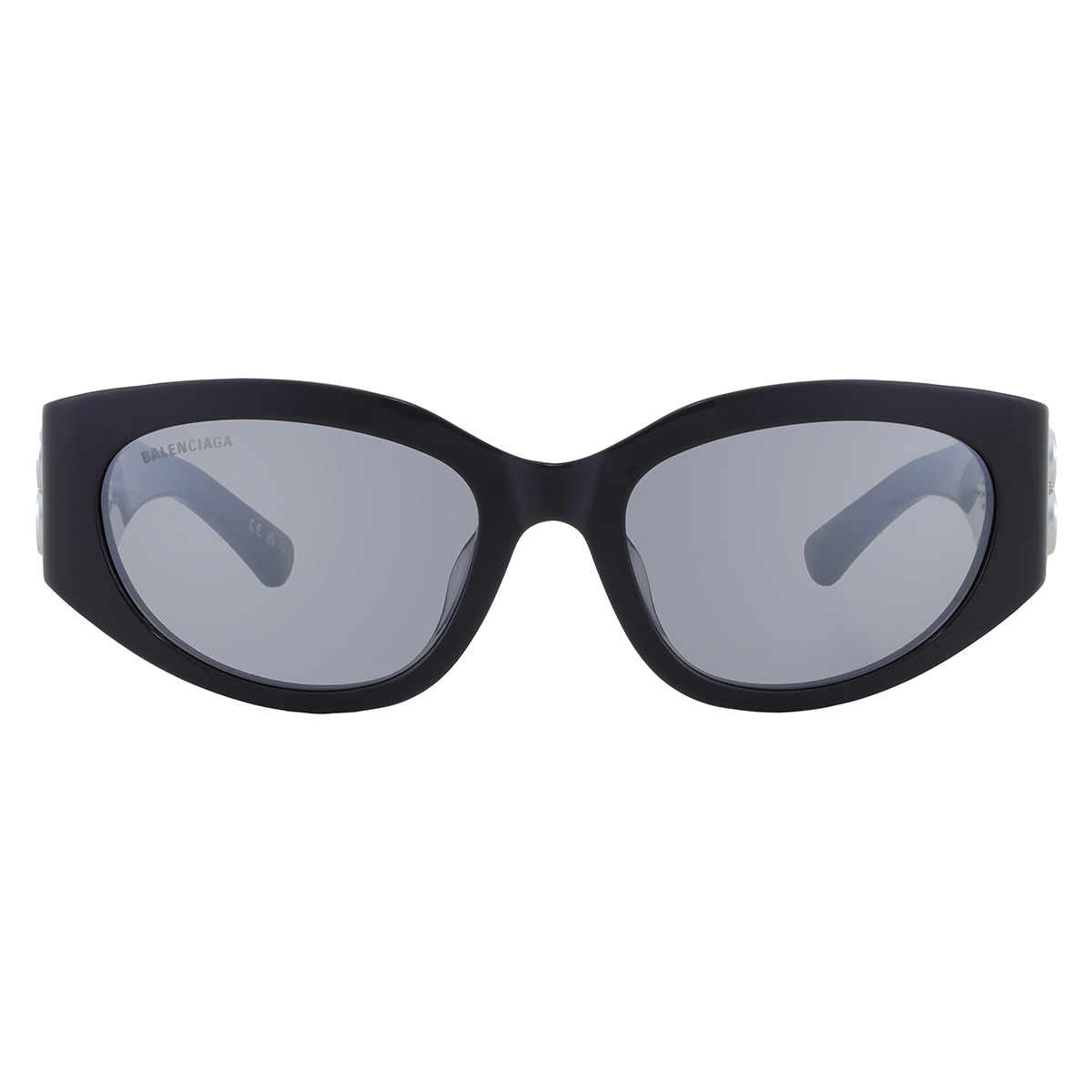 Balenciaga Grey Cat Eye Ladies Sunglasses BB0324SK 007 55
