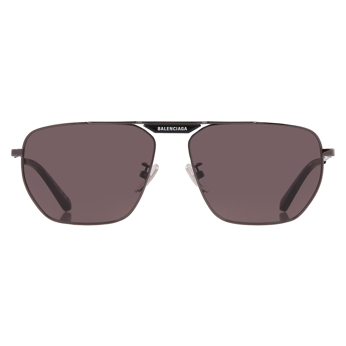 バレンシアガ BB0298SA 001 サングラス ノーズパット グレー Balenciaga Grey Navigator Men's Sunglasses BB0298SA 001 61