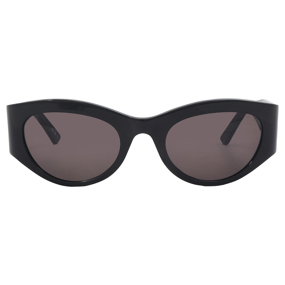 Balenciaga Grey Oval Ladies Sunglasses BB0330SK 001 54 