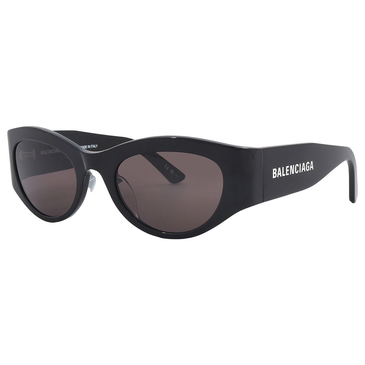 Balenciaga Grey Oval Ladies Sunglasses BB0330SK 001 54 