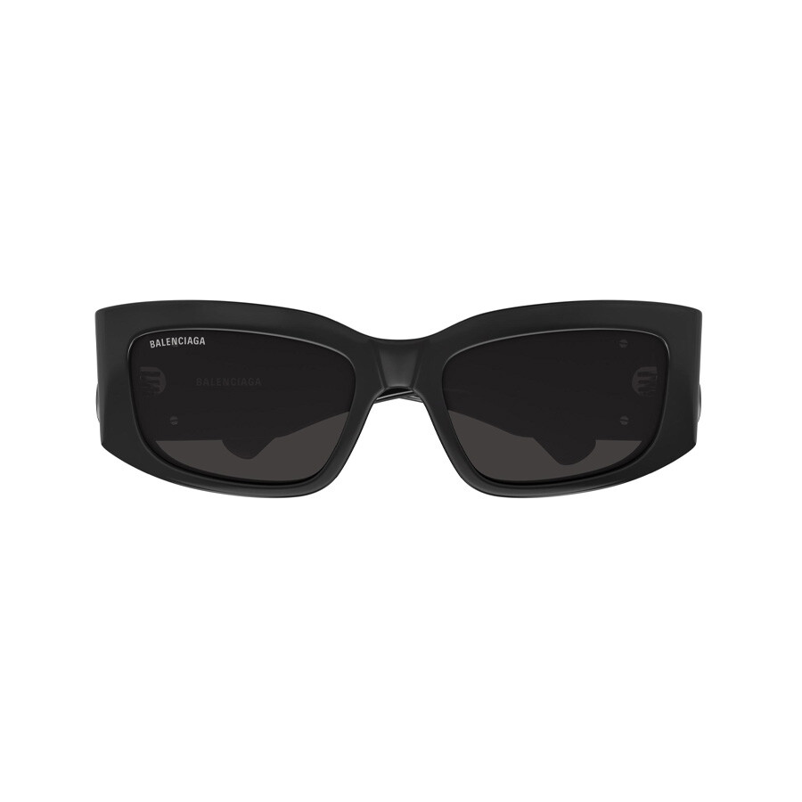 Balenciaga Grey Rectangular Ladies Sunglasses Bb0360s 001 56