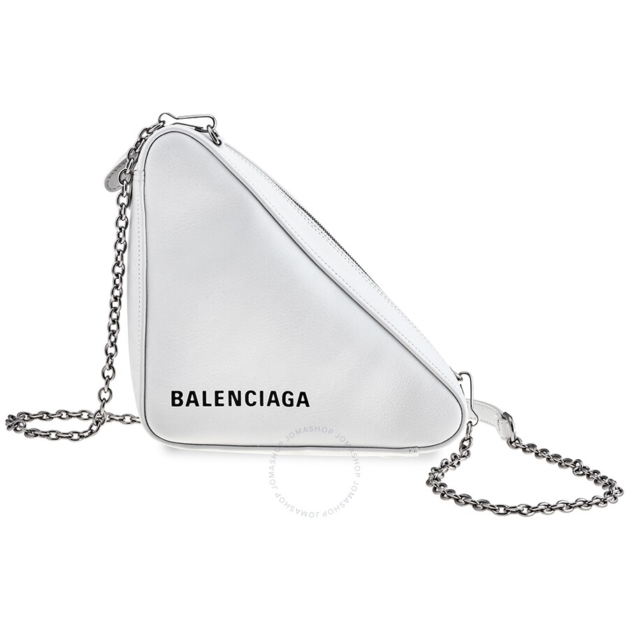 balenciaga triangle pouch crossbody bag