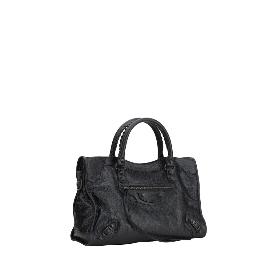 Balenciaga Le City Medium Shoulder Bag In Black