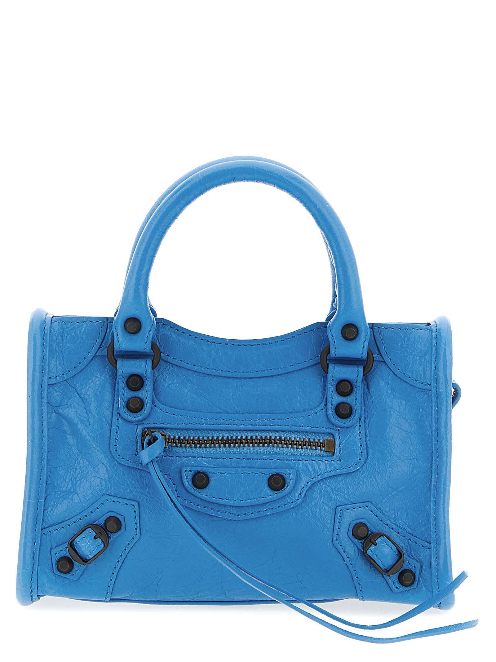 Balenciaga Le City Nano Handbag 8196712ABEK_4515 - Handbags - Jomashop