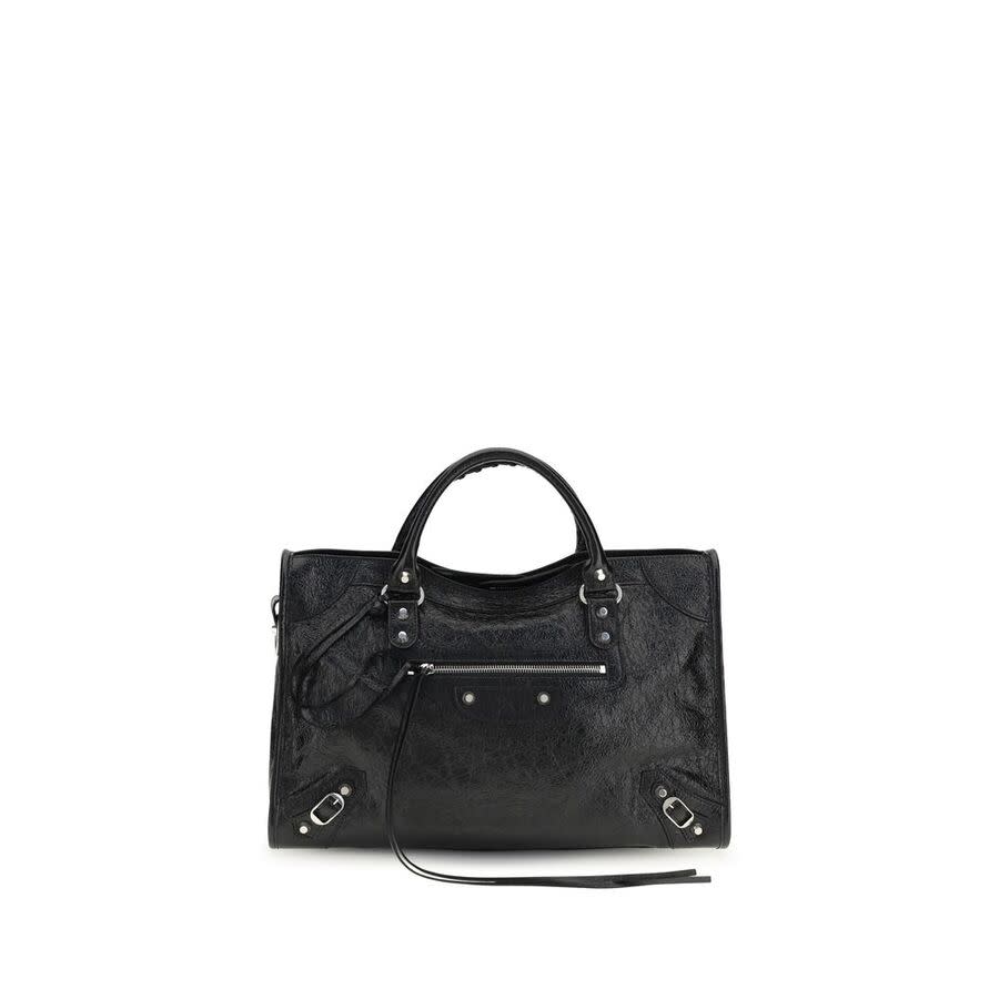Balenciaga Le City Shoulder Bag — Black BA8657602ACLR1000BB