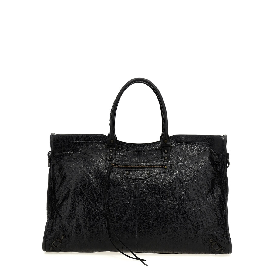 Balenciaga Le City Travel Bag In Black