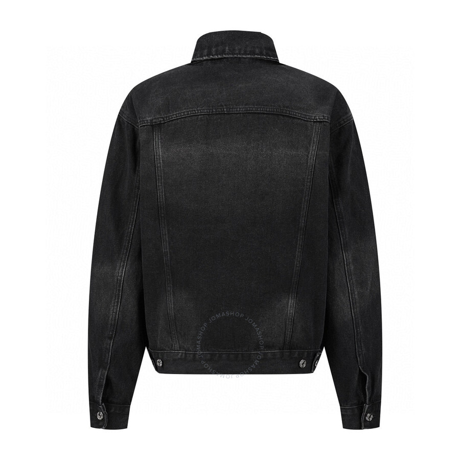 BALENCIAGA｜DENIM JACKETS (793892 TNW11 1672) Balenciaga Men's Size Sticker Denim Jacket, Brand Size 1