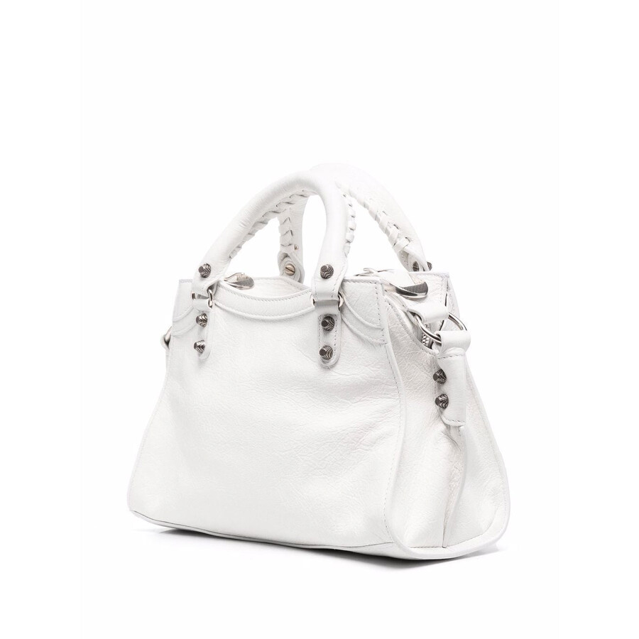 Balenciaga Optic White Ladies Neo Cagole Xs Tote Bag In White
