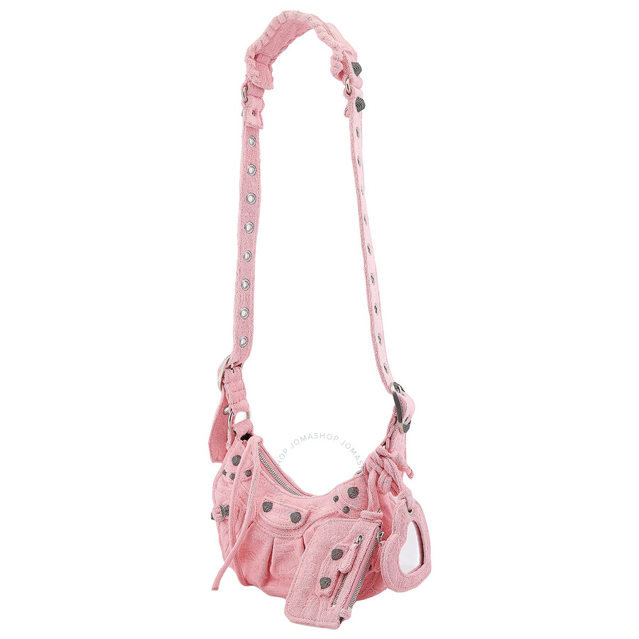 Balenciaga Pink Xs Le Cagole Shoulder Bag In Pink