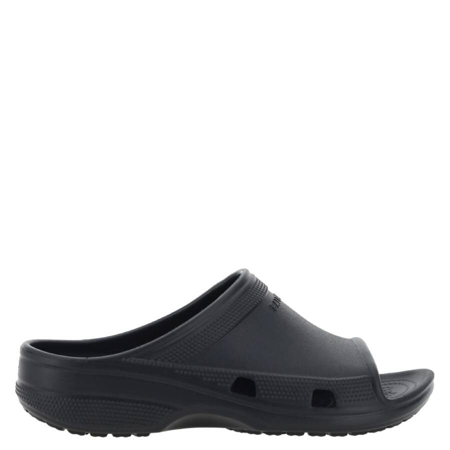 Balenciaga Pool Crocs Slides In Black
