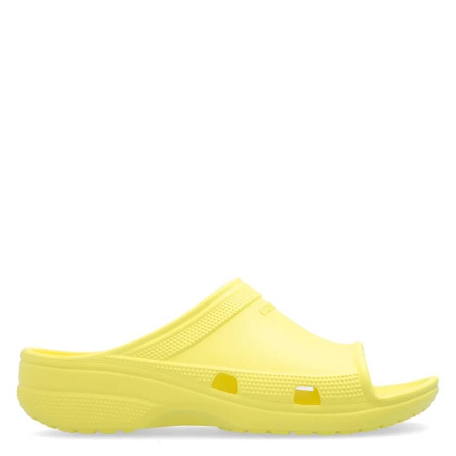 Balenciaga Pool Crocs Slides In Citrus In Yellow