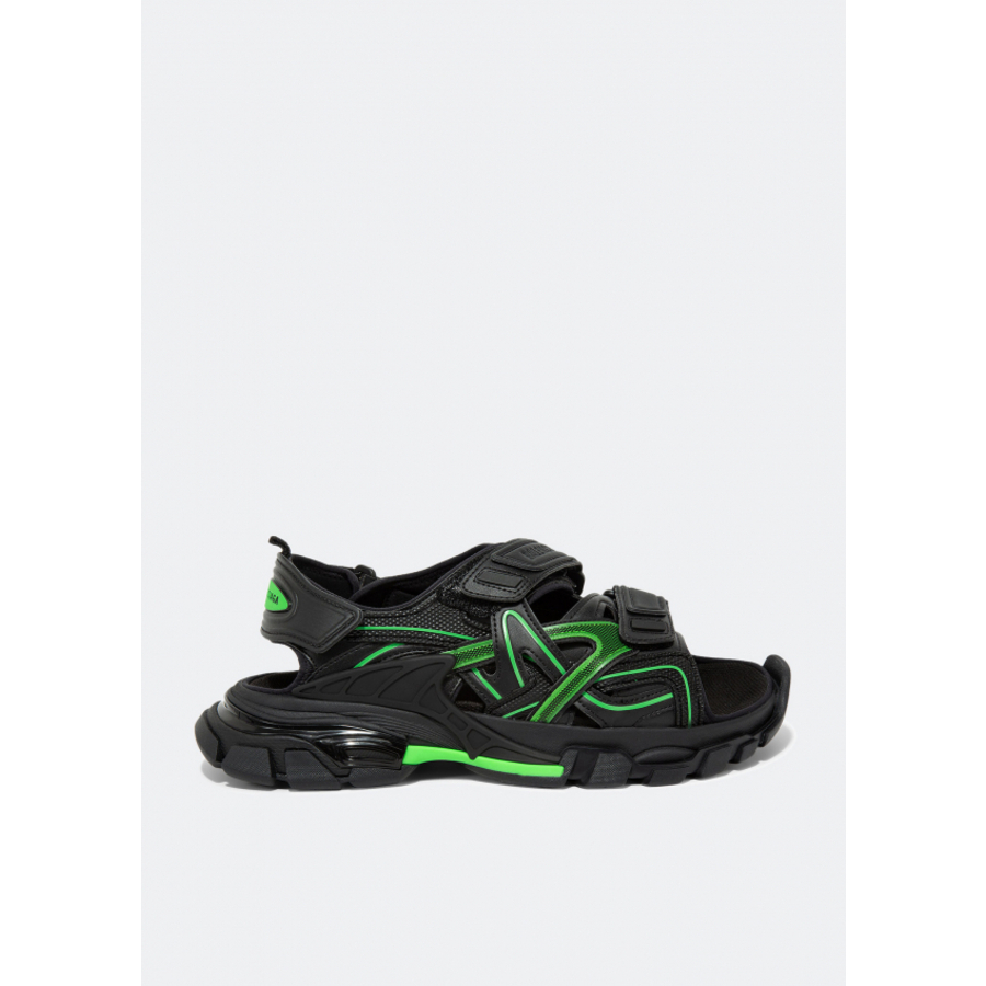 Balenciaga Track Sandal 'Black Fluo Green' 617543W3AJ11030 - Shoes