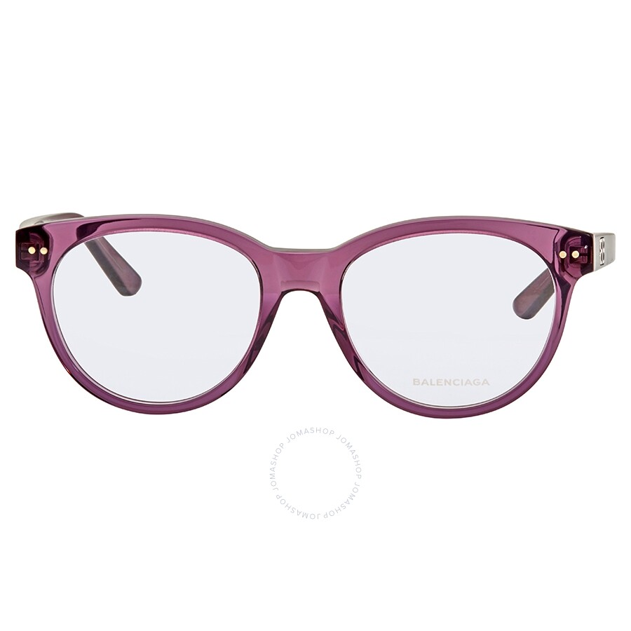 Balenciaga Violet Round Ladies Eyeglasses BA50888152 Balenciaga