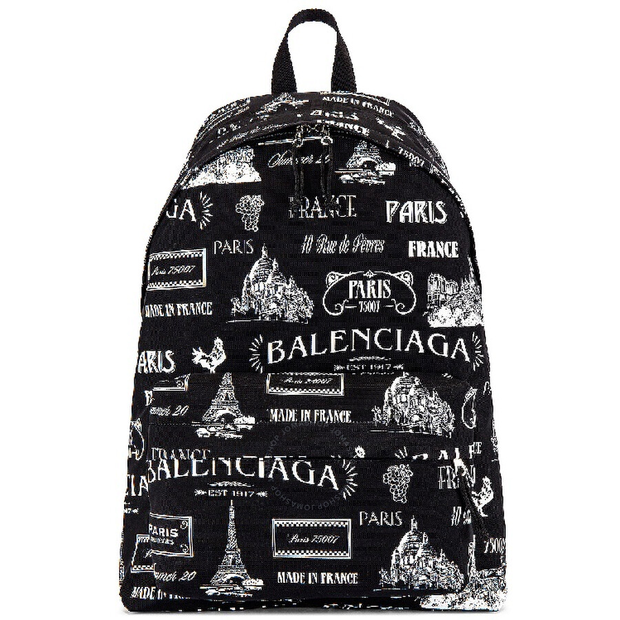 balenciaga wheel logo backpack