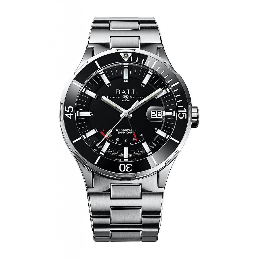 Ball Roadmaster Challenger Automatic Chronometer Black Dial Men's