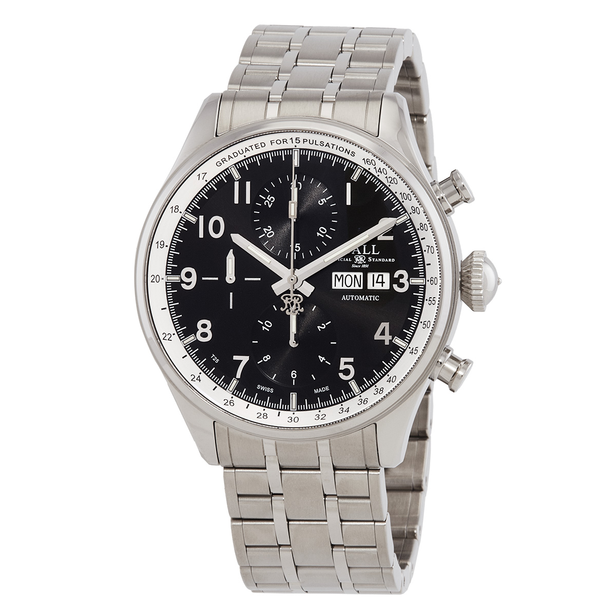 Ball Trainmaster Pulsemeter Chronograph Automatic Men's Watch