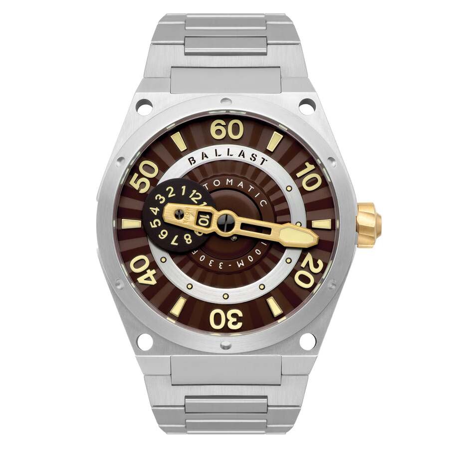 Ballast Valiant Brown Dial Men's Watch BL314744 194595025941