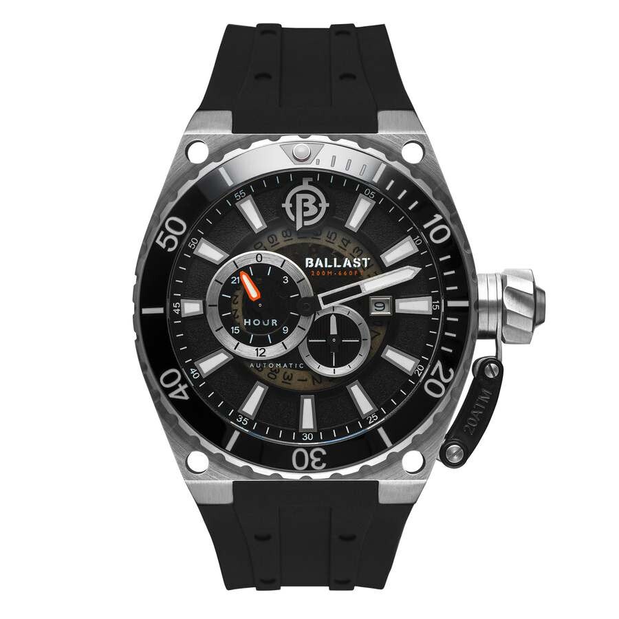 Ballast Valiant (Regulator) Chronograph Automatic Black Dial Men's