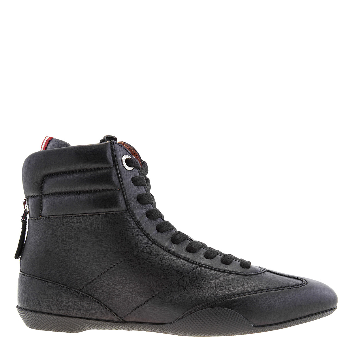 bally レザー ハイカットブーツ Bally Asha Leather High-Top Sneakers, Brand Size 37.5 ( US Size 7