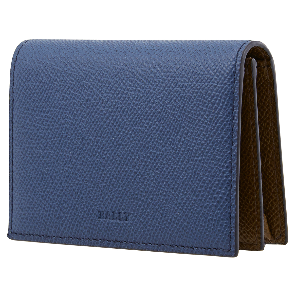 Bally Balee Blue Leather Card Holder 6231900 192146364914 Jomashop