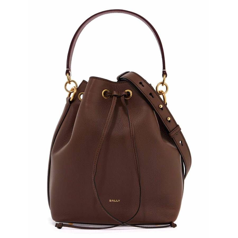Bally Code Leather Bucket Bag WAU01F-U808O 7613466115183