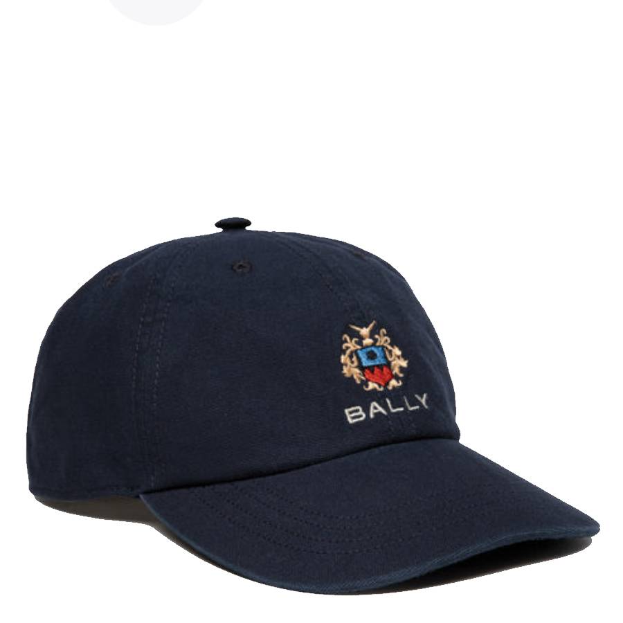 Bally Crest Logo Cotton Baseball Cap
