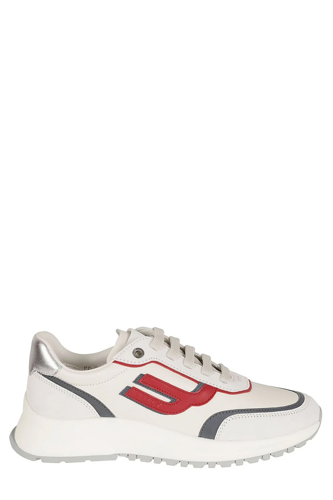 Bally Demmy Multicolor Leather Sneakers In White