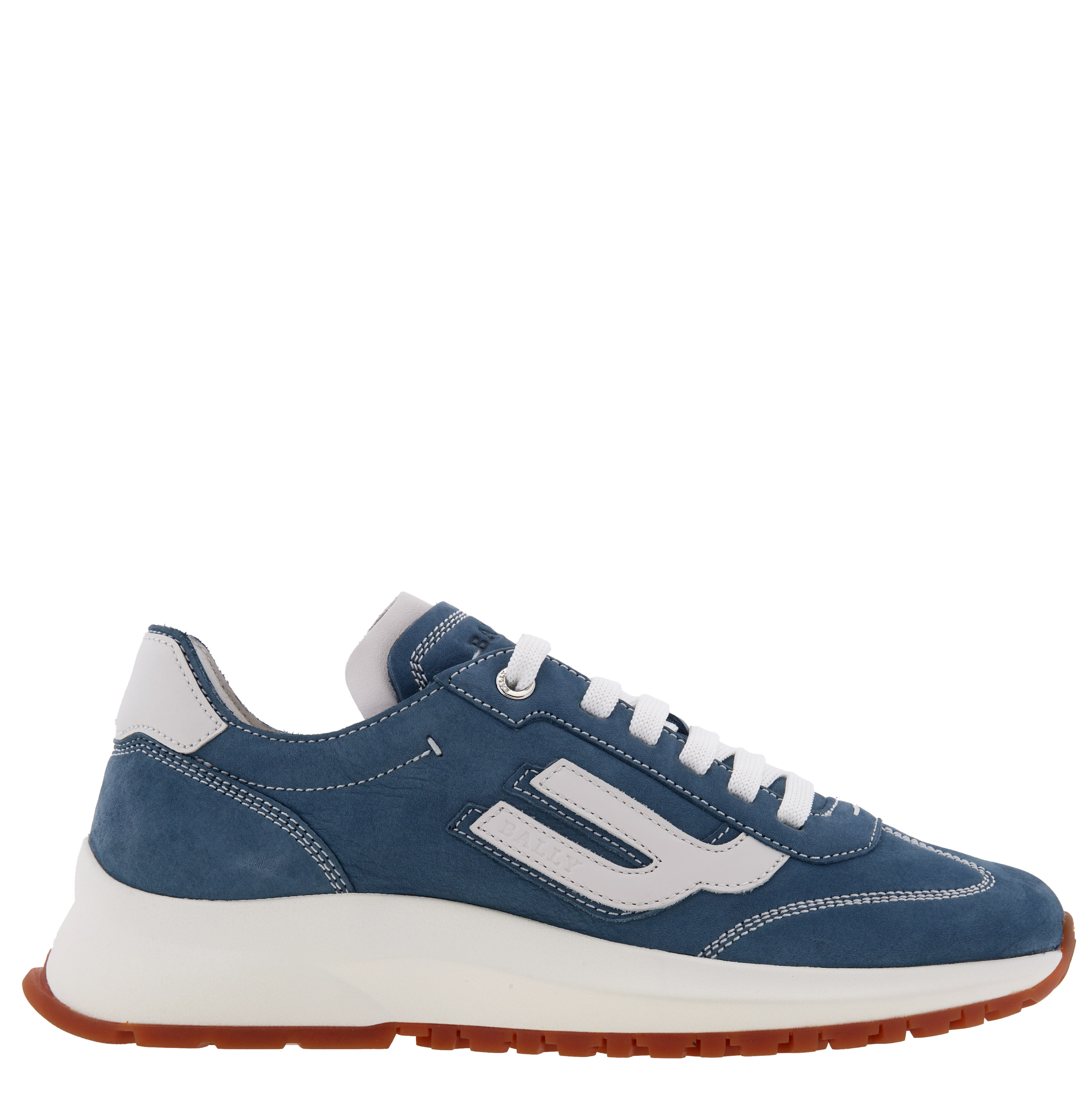 Bally Demyl Calf Nubuk Low-Top Sneakers, Brand Size 39 ( US Size