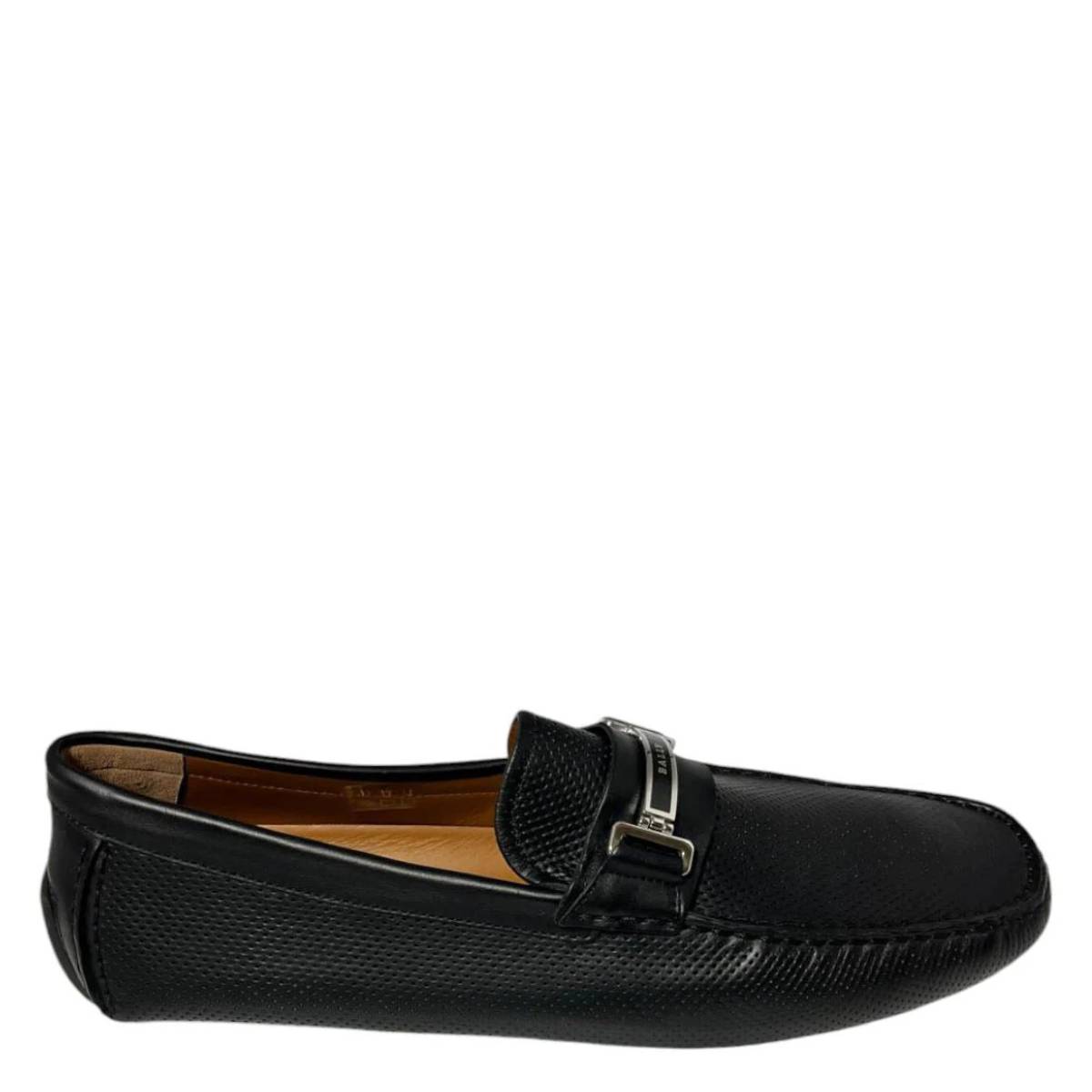 Bally Drulio Perforated Leather Penny Loafers 6211255