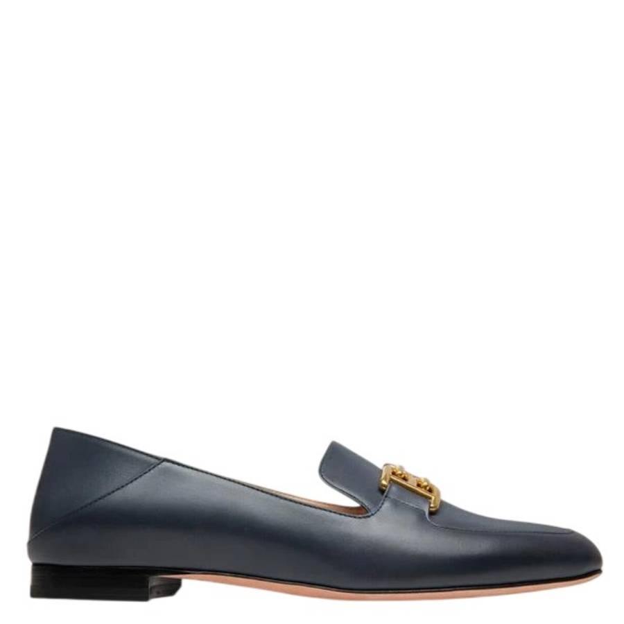 Bally Ellah Flat Leather Loafers, Brand Size 39 ( US Size 8.5
