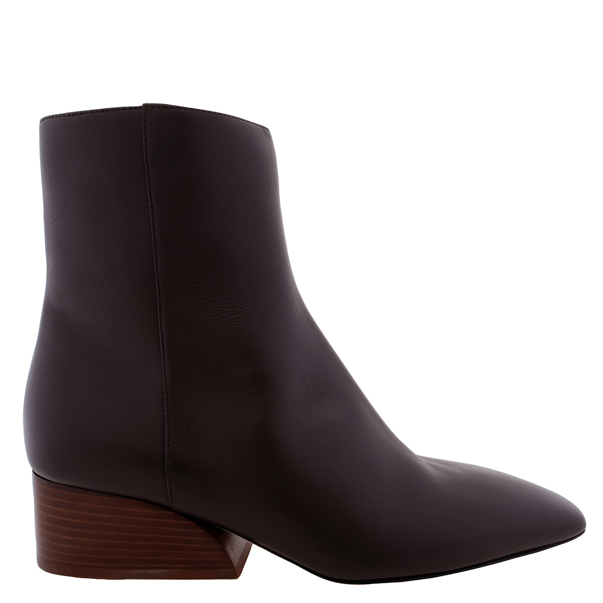 Bally Glenda Leather Boots In Ebano, Brand Size 38 ( US Size 7.5