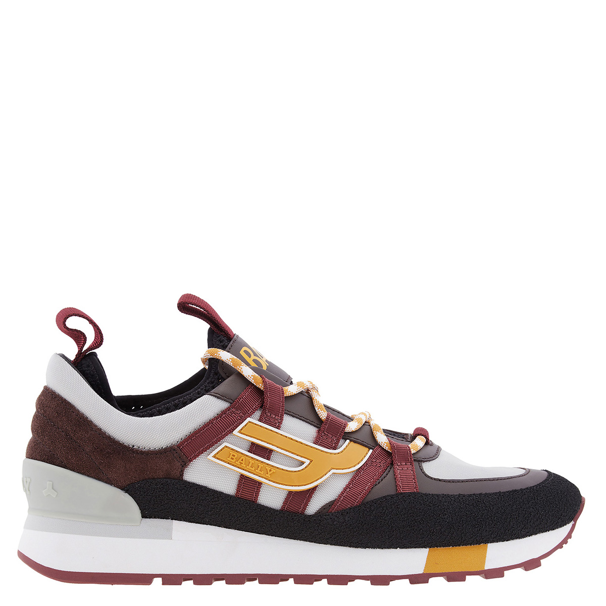 Bally Glick Mixed Media Low-Top Sneakers, Brand Size 7.5 ( US Size
