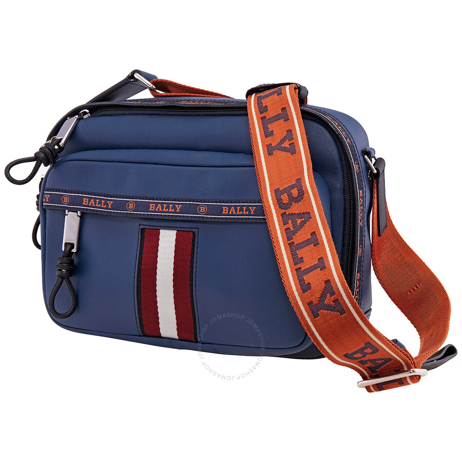 Bally Hobs Blue Leather Crossbody 6231825 2005904247818 Handbags