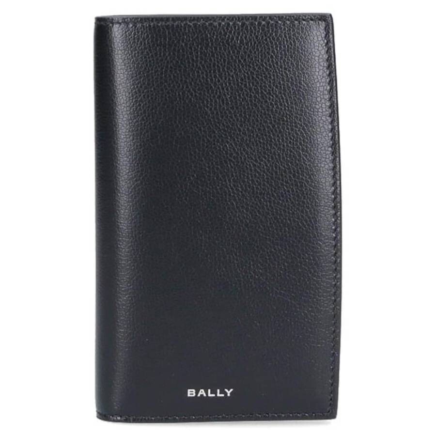 Bally Jagger Leather Bi-Fold Logo Wallet MLL00TU901P 7617659992407