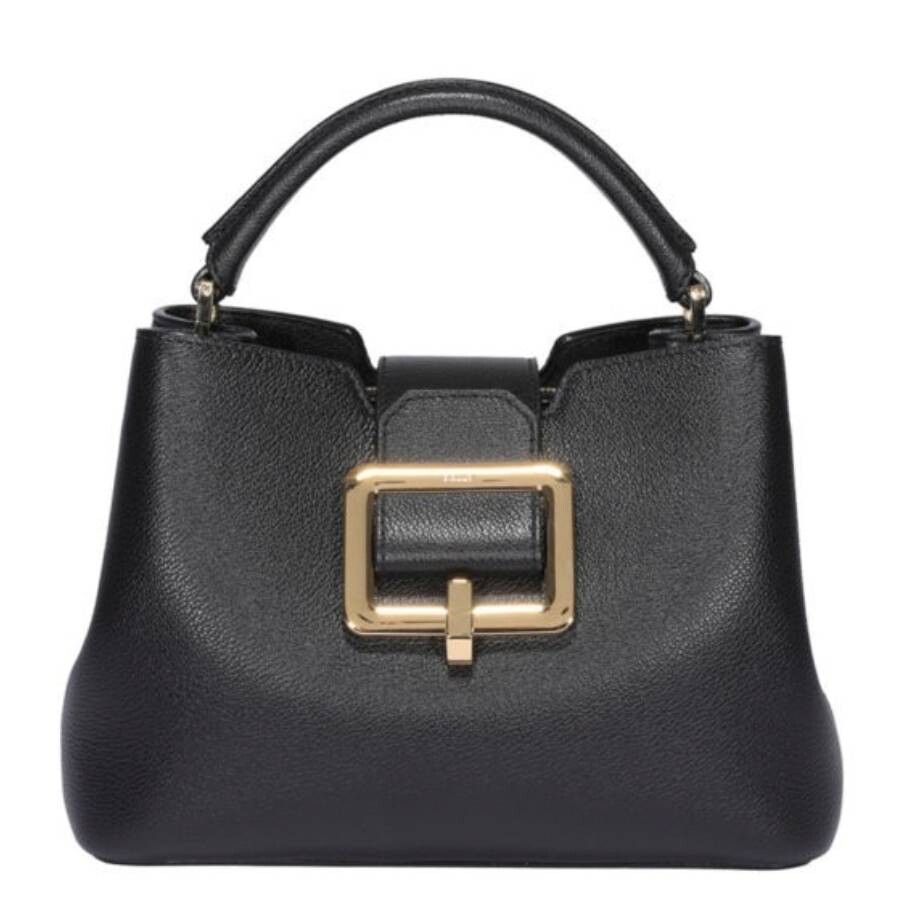 Bally Jorah Top Handle Bag With Gold Hardware In Black