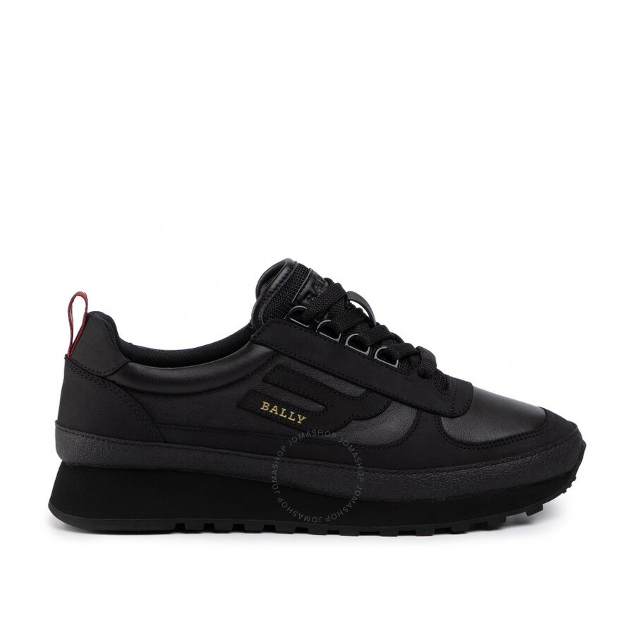 Bally Men's Black Gem-T Low-top Sneakers, Brand Size 10 (US