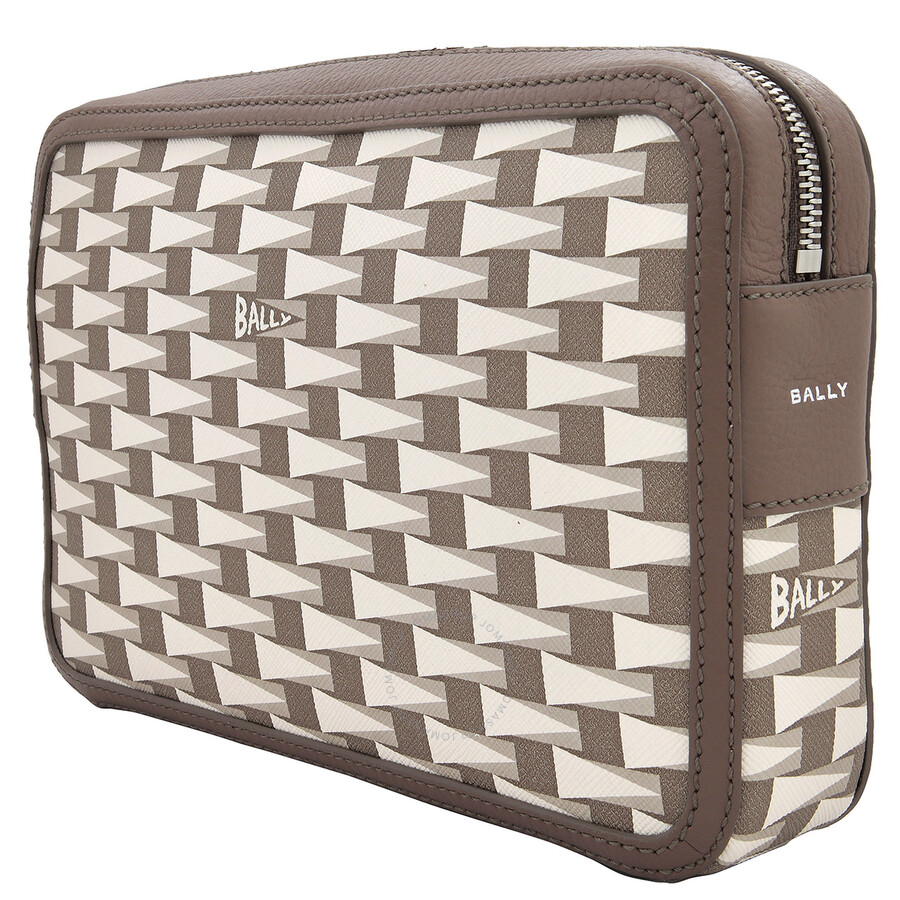 Bally Multi Deserto Oro Pennant Clutch In Brown