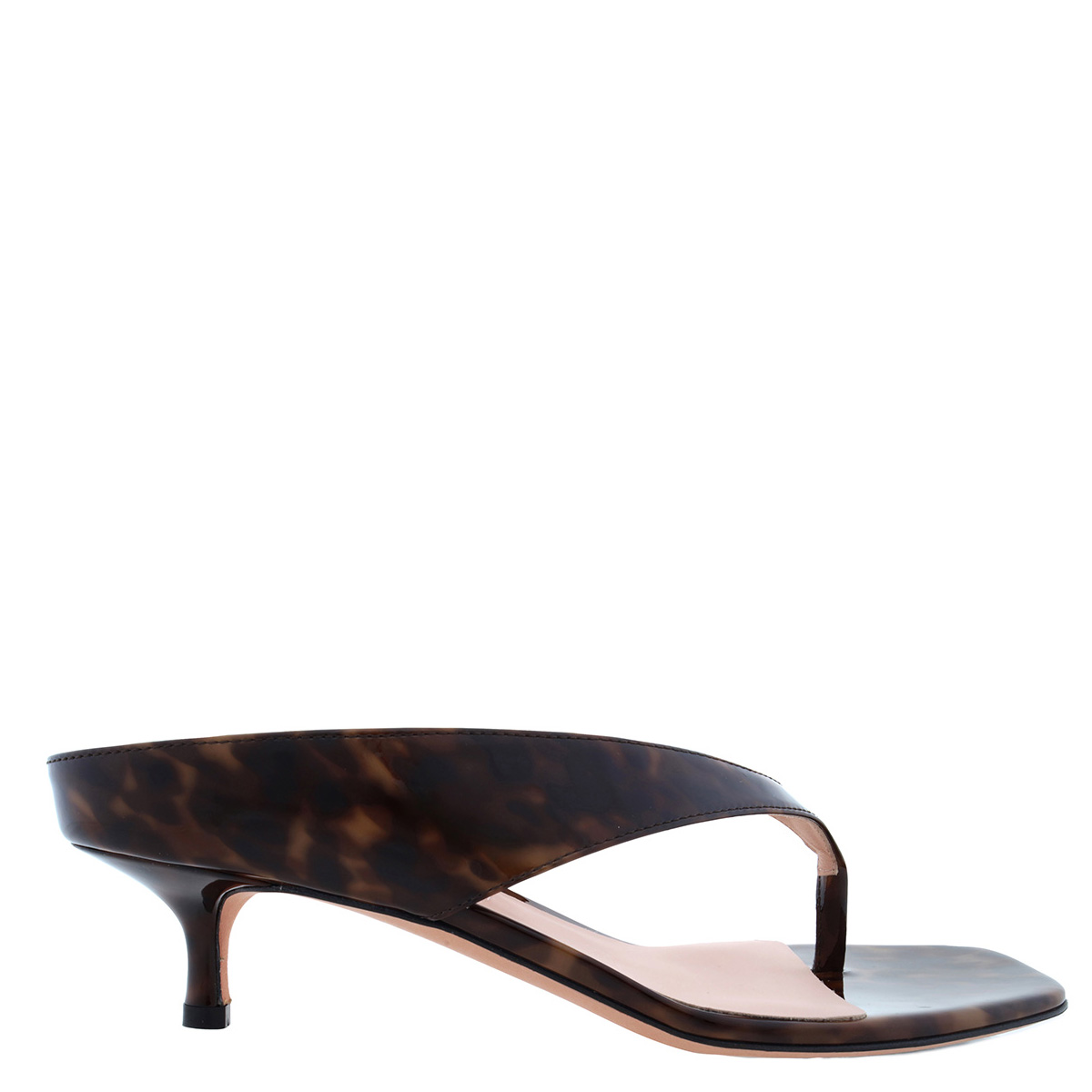Bally Nyna 45 Tortoiseshell Patent Sandals, Brand Size 35 