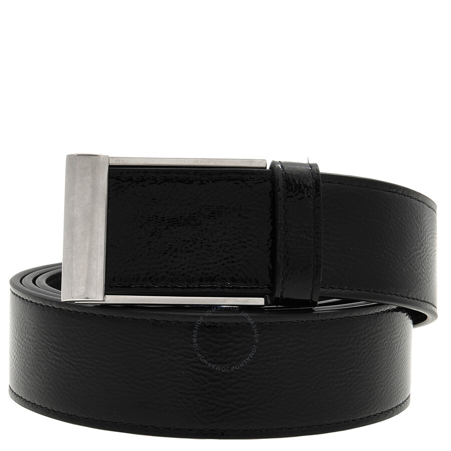 Bally Outline 35mm Grained Leather Belt