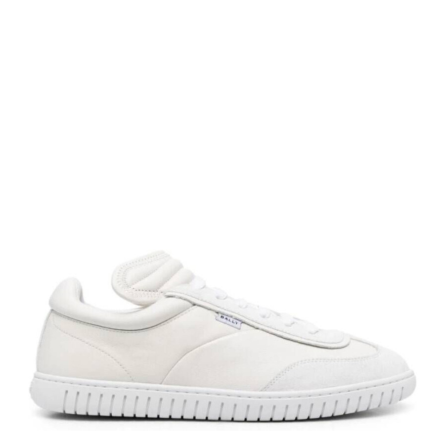 Bally Parrel Suede Low-top Sneakers In White
