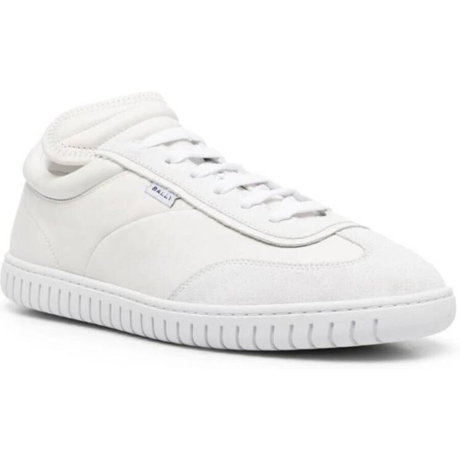 Bally Parrel Suede Low-top Sneakers In White