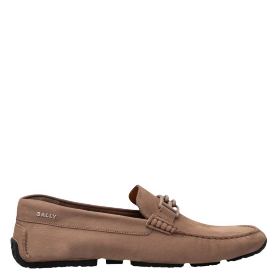 Bally Parsal Nubuck Leather Loafers, Brand Size 12 ( US Size 13