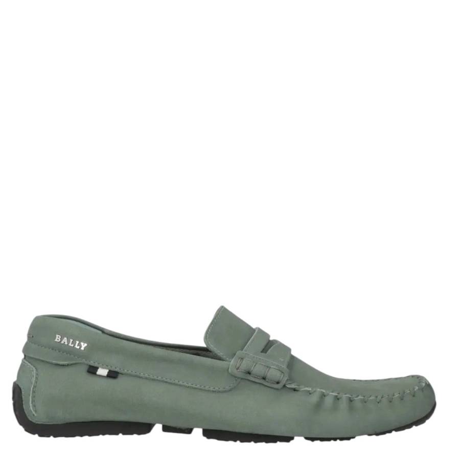 Bally Pier Suede Penny Loafers, Brand Size 6.5 ( US Size 7.5