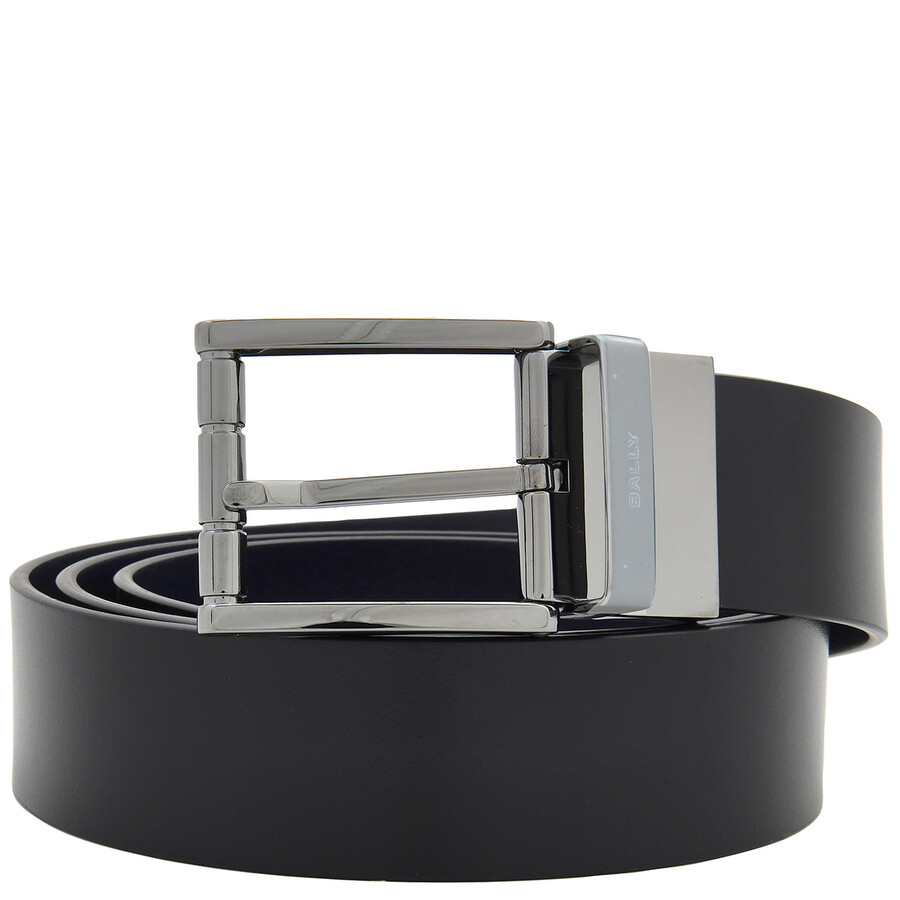 Bally Reversible And Adjustable Leather Belt In Black